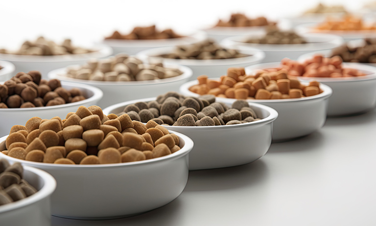 Dogs are mutilated in animal tests for pet food nutrition.
